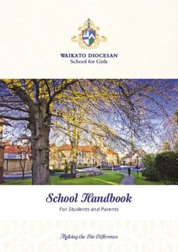 School Handbook Making the Dio Difference - For Students and Parents - Waikato Diocesan School for Girls