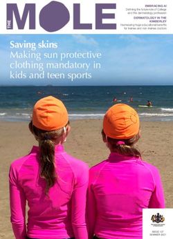 Saving skins Making sun protective clothing mandatory in kids and teen sports