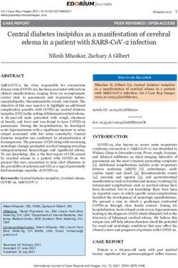 Central diabetes insipidus as a manifestation of cerebral