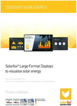 DISCOVER YOUR ENERGY - Solarfox Large Format Displays to visualise solar energy