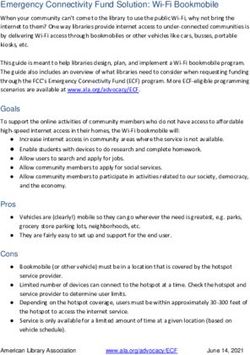 Emergency Connectivity Fund Solution: Wi-Fi Bookmobile