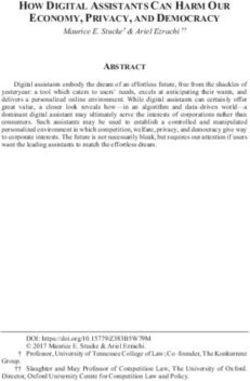 HOW DIGITAL ASSISTANTS CAN HARM OUR ECONOMY, PRIVACY, AND DEMOCRACY