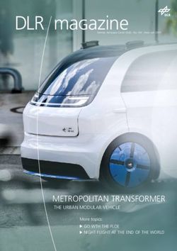 DLR ma azine - METROPOLITAN TRANSFORMER THE URBAN MODULAR VEHICLE - eLib
