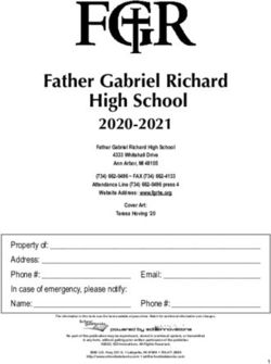 Father Gabriel Richard High School 2020-2021