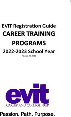 EVIT Registration Guide 2022-2023 School Year - Passion. Path. Purpose - Revised 2.9.2022