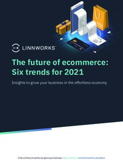 The Future Of Ecommerce Six Trends For 2021 Insights To Grow Your