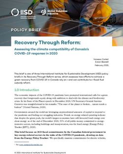 Recovery Through Reform: Assessing the climate compatibility of Canada's COVID-19 response in 2020