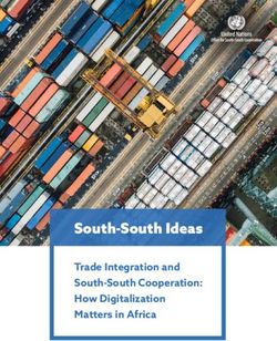 South-South Ideas Trade Integration and South-South Cooperation: How Digitalization Matters in Africa - South-South Galaxy