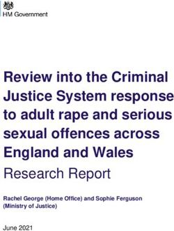 Review into the Criminal Justice System response to adult rape and serious sexual offences across England and Wales - June 2021