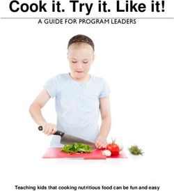 Cook it. Try it. Like it! - A GUIDE FOR PROGRAM LEADERS - Teaching kids that cooking nutritious food can be fun and easy