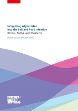 Integrating Afghanistan into the Belt and Road Initiative - Review, Analysis and Prospects