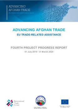 ADVANCING AFGHAN TRADE - FOURTH PROJECT PROGRESS REPORT EU TRADE-RELATED ASSISTANCE - International Trade Centre