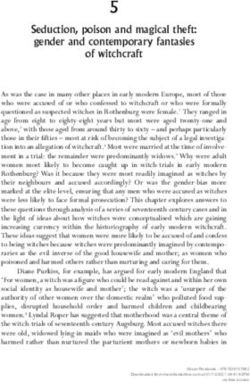 5 Seduction, poison and magical theft: gender and contemporary fantasies of witchcraft - Manchester Open Hive