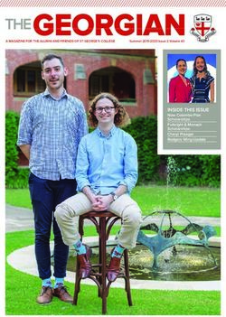 INSIDE THIS ISSUE New Colombo Plan Scholarships Fulbright & Monash Scholarships Cheryl Praeger Rodgers Wing Update - Squarespace