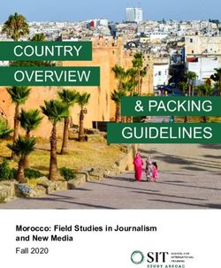 Morocco: Field Studies in Journalism and New Media - Fall 2020