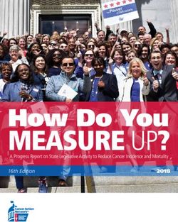 MEASURE UP? How Do You 2018 - American Cancer Society Cancer ...