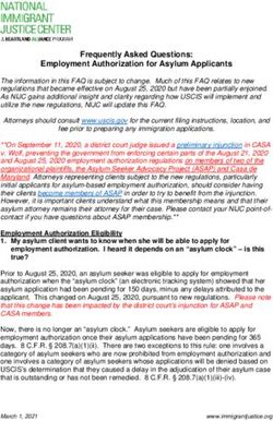 Frequently Asked Questions Employment Authorization For Asylum Applicants