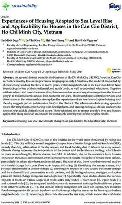 Experiences of Housing Adapted to Sea Level Rise and Applicability for Houses in the Can Gio District, Ho Chi Minh City, Vietnam - MDPI