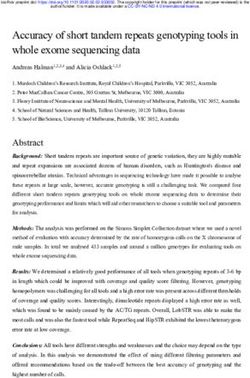 Accuracy of short tandem repeats genotyping tools in whole exome sequencing data - bioRxiv