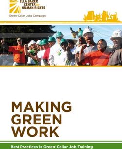 MAKING GREEN WORK Best Practices in Green-Collar Job Training