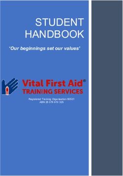 STUDENT HANDBOOK 'Our beginnings set our values' - ABN 29 079 610 325 - Vital First Aid