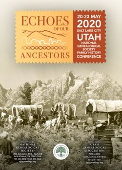 ECHOES - NGS Family History Conference