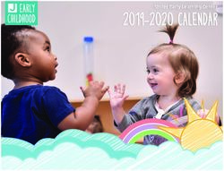 2019-2020 calendar Stoler Early Learning Center - Jewish Community Center of Greater ...