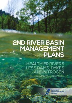 2ND RIVER BASIN MANAGEMENT PLANS - The European ...