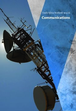 Communications South Africa Yearbook 2015/16 - South Africa Yearbook 2015/16 - GCIS