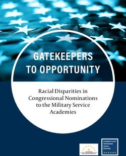 GATEKEEPERS TO OPPORTUNITY - Racial Disparities in Congressional Nominations to the Military Service Academies