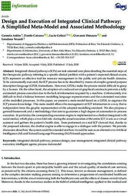 Design And Execution Of Integrated Clinical Pathway A Simplified Meta