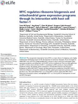 MYC regulates ribosome biogenesis and mitochondrial gene expression programs through its interaction with host cell factor-1