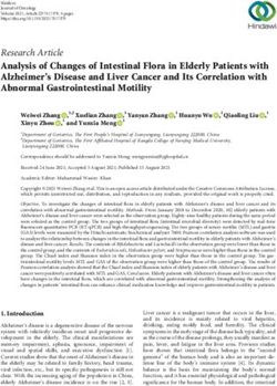 Analysis of Changes of Intestinal Flora in Elderly Patients with Alzheimer's Disease and Liver Cancer and Its Correlation with Abnormal ...