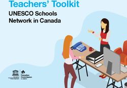 Teachers' Toolkit UNESCO Schools Network in Canada - Canadian Commission for UNESCO