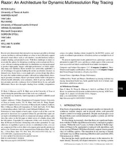 Razor: An Architecture for Dynamic Multiresolution Ray Tracing