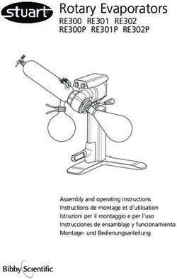 Rotary Evaporators RE300 RE301 RE302 RE300P RE301P RE302P Assembly