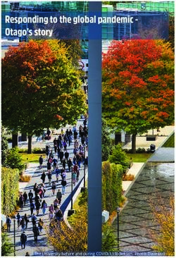 Responding to the global pandemic - Otago's story - The University before and during COVID-19 lockdown. Photo: Dave Bull - The Aspen Institute New ...