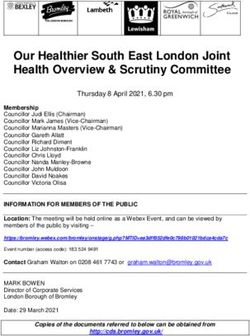 Our Healthier South East London Joint Health Overview Scrutiny Committee