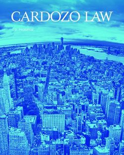 J.D. PROGRAM - Yeshiva University