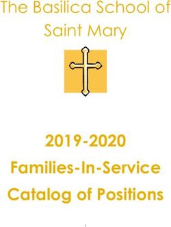 Families-In-Service Catalog of Positions - The Basilica School of Saint Mary 2019-2020