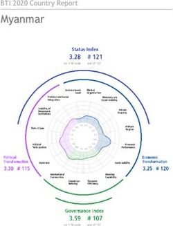 Myanmar BTI 2020 Country Report - BTI Transformation Index