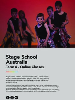 Stage School Australia - Term 4 - Online Classes