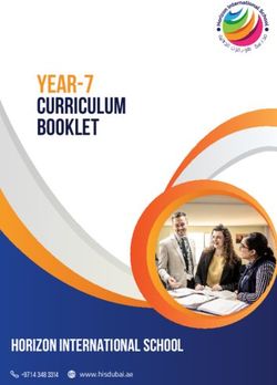 Year-7 CURRICULUM booklet - HORIZON INTERNATIONAL SCHOOL