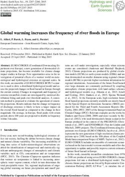 Global warming increases the frequency of river floods in Europe