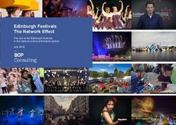 Edinburgh Festivals The Network Effect - Edinburgh Festival City