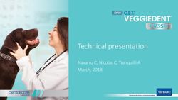 Technical presentation - Navarro C, Nicolas C, Tranquilli A March, 2018 - E-VET