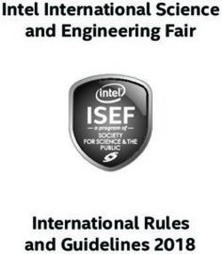 Intel International Science and Engineering Fair - International Rules and Guidelines 2018