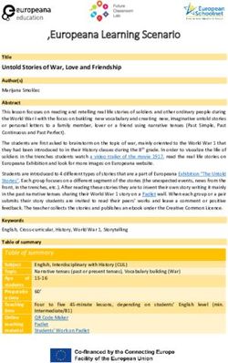 Europeana Learning Scenario - Teaching ...