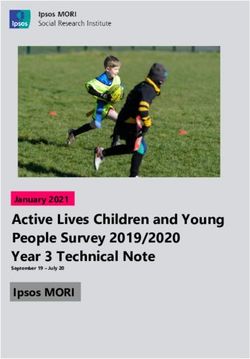 Active Lives Children and Young People Survey 2019/2020 Year 3 Technical Note - AWS