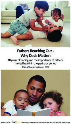 Fathers Reaching Out Why Dads Matter Years Of Findings On The